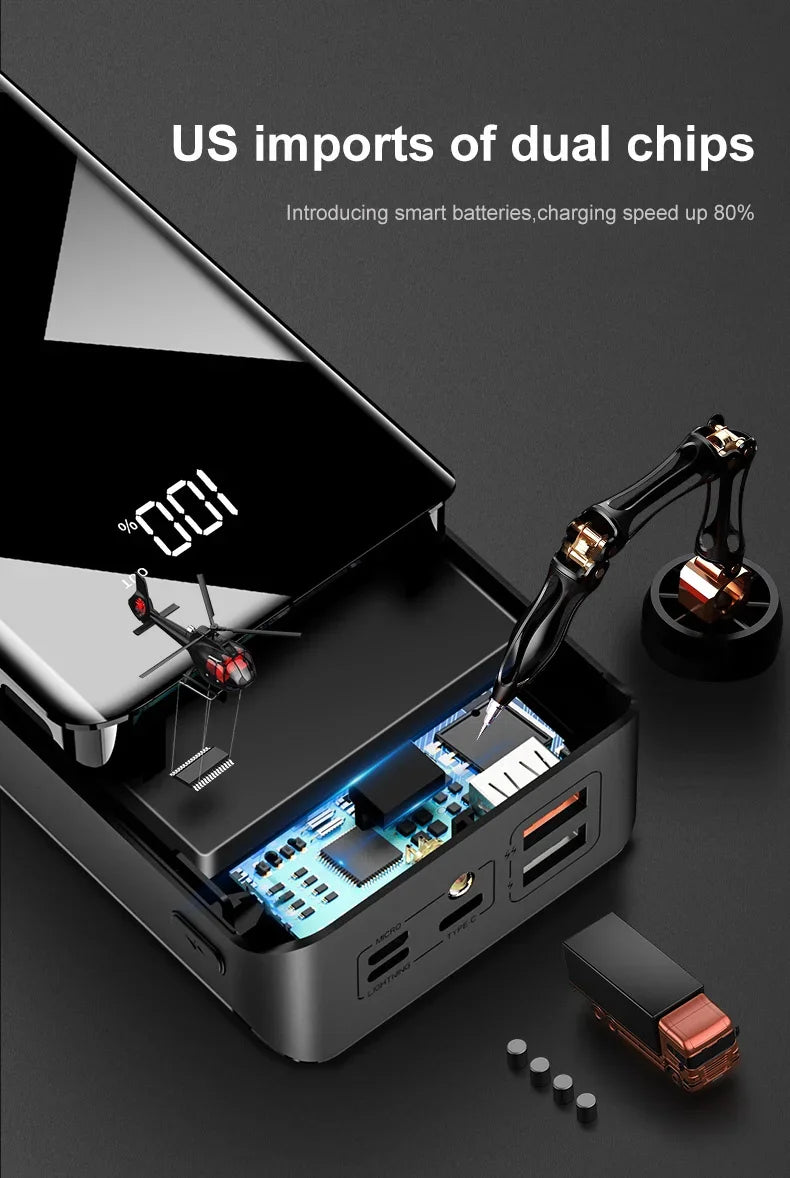 Portable Power Bank 30000mAh/40000mAh with LED Display