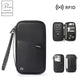Travel Passport Wallet Organizer Bag with Card Holder Document Case for Family Crossbody Ticket Cash Storage Bag for Abroad Trip