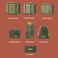 7 Piece Travel Bag Set Thicken Organizer Bag Multi-functional Portable Luggage Organizer Bag Waterproof Suitcase Pakcing Cubes