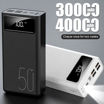 Portable Power Bank 30000mAh/40000mAh with LED Display