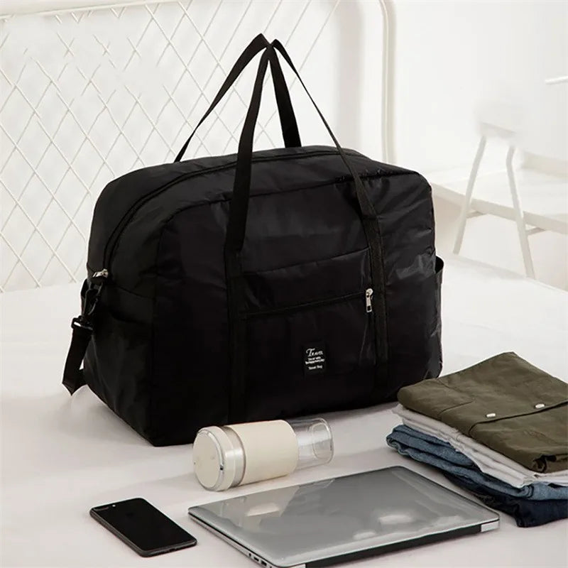 Travel Bags Large Capacity Foldable Clothes Luggage Organizer Waterproof Handbags Women Men Travel Clothes Storage Organizer