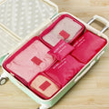 6pcs Travel Organizer Storage Bags Portable Travel Suitcases Organizer Travel Bag for Women Luggage Organizer Clothes Shoes Bag