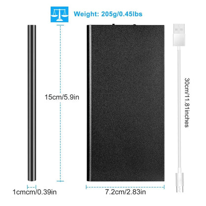 20,000mAh Travel Power Bank — Dual USB + LED Flashlight