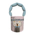Bianyo Kawaii Bunny Tote Bag, Cute Canvas Bag Large Capacity Organizer for Pens, Art Supplies, Makeup, Travel Essentials, Aesthetic Gift for Girls & Creators