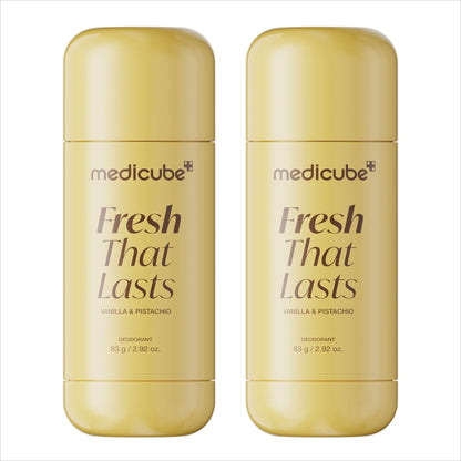 [NEW] [Medicube] Deodorant Vanilla &amp; Pistachio Fresh That Lasts | 24 Hour Odor Control, No Aluminum, Baking Soda, Parabens, Phthalates, Ethanol | Brightening &amp; Smoothing for Dark Underarms with Kojic Acid &amp; Turmeric | Korean Skincare, K-Beauty