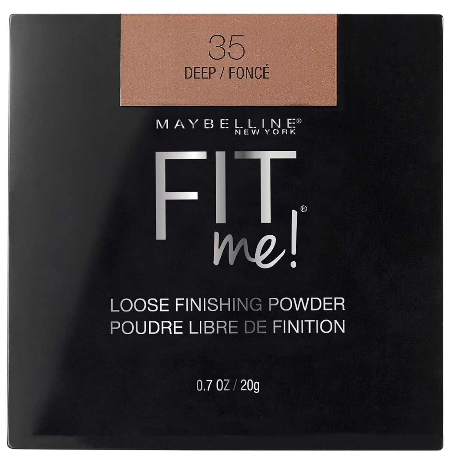 Maybelline Fit Me Loose Setting Powder, Face Powder and Finishing Makeup, Medium, 1 Count