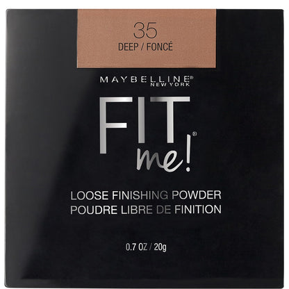Maybelline Fit Me Loose Setting Powder, Face Powder and Finishing Makeup, Medium, 1 Count