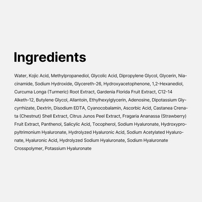 Medicube Kojic Acid Turmeric Clarifying Toner Pads for Troubled Skin