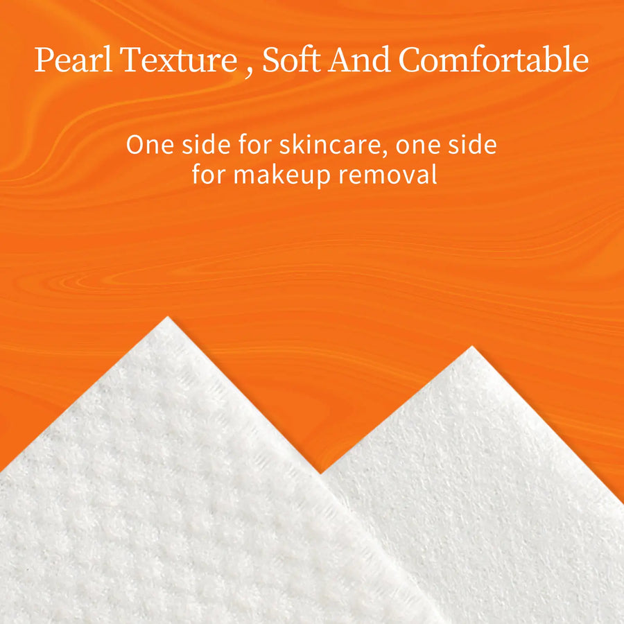 BOTARE Face Towels with pearl texture, designed for skincare and makeup removal, part of disposable cleansing face towels.