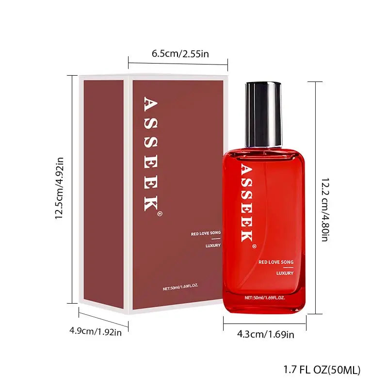 ASSEEK 2Pcs Long-Lasting Body Perfume for Women | Perfect for Dating, Daily Life, Parties and Gift Giving | 2 Different Fragrances with Orchid, Jasmine，Fruity Notes &amp; Brown Sugar Scents - 1.69 Oz/ Bottle