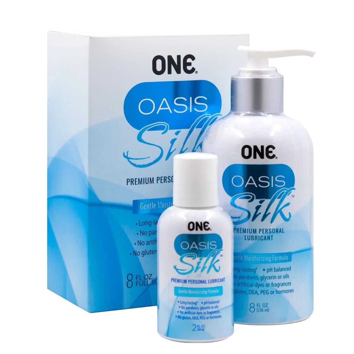 Oasis Silk Intimate Personal Lubricant | Hybrid Lubricating Lotion Developed with Doctors
