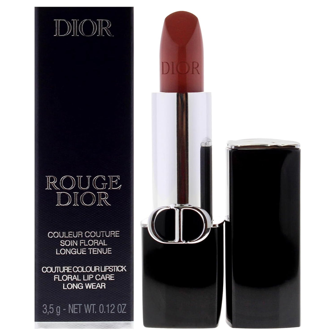 Rouge  Couture Satin Lipstick - 434 Promenade by Christian  for Women - 0.12 Oz Lipstick (Refillable)