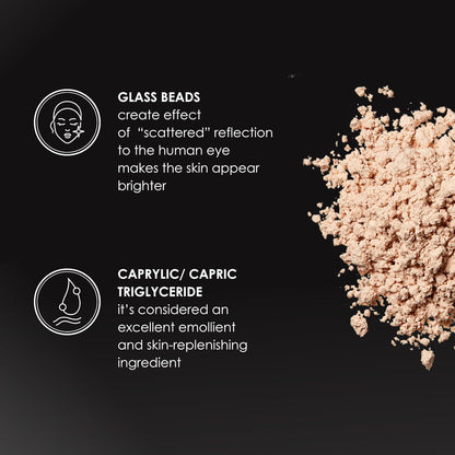 Glass Powder 0.63 Oz - Skin-Perfecting Loose Setting Powder for a Soft-Focus Glow, Blurring &amp; Shine-Control for a Smooth, Luminous Glass Skin Look