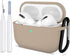 ATUAT for Airpods Pro 1St/2Nd Generation Case Cover, Protective Silicone Skin Accessories with Keychain for Women Men for Apple Airpods Pro 2019/2022 Charging Case,Front LED Visible-Midnight Green
