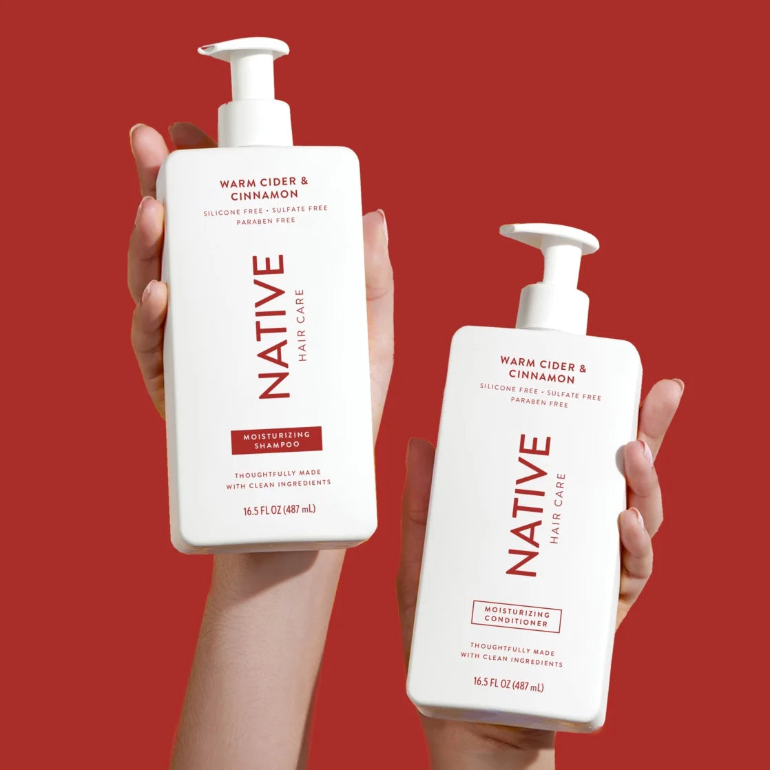 Moisturizing Shampoo, Warm Cider &amp; Cinnamon, Sulfate Free, Paraben Free, 16.5 Fl. Oz