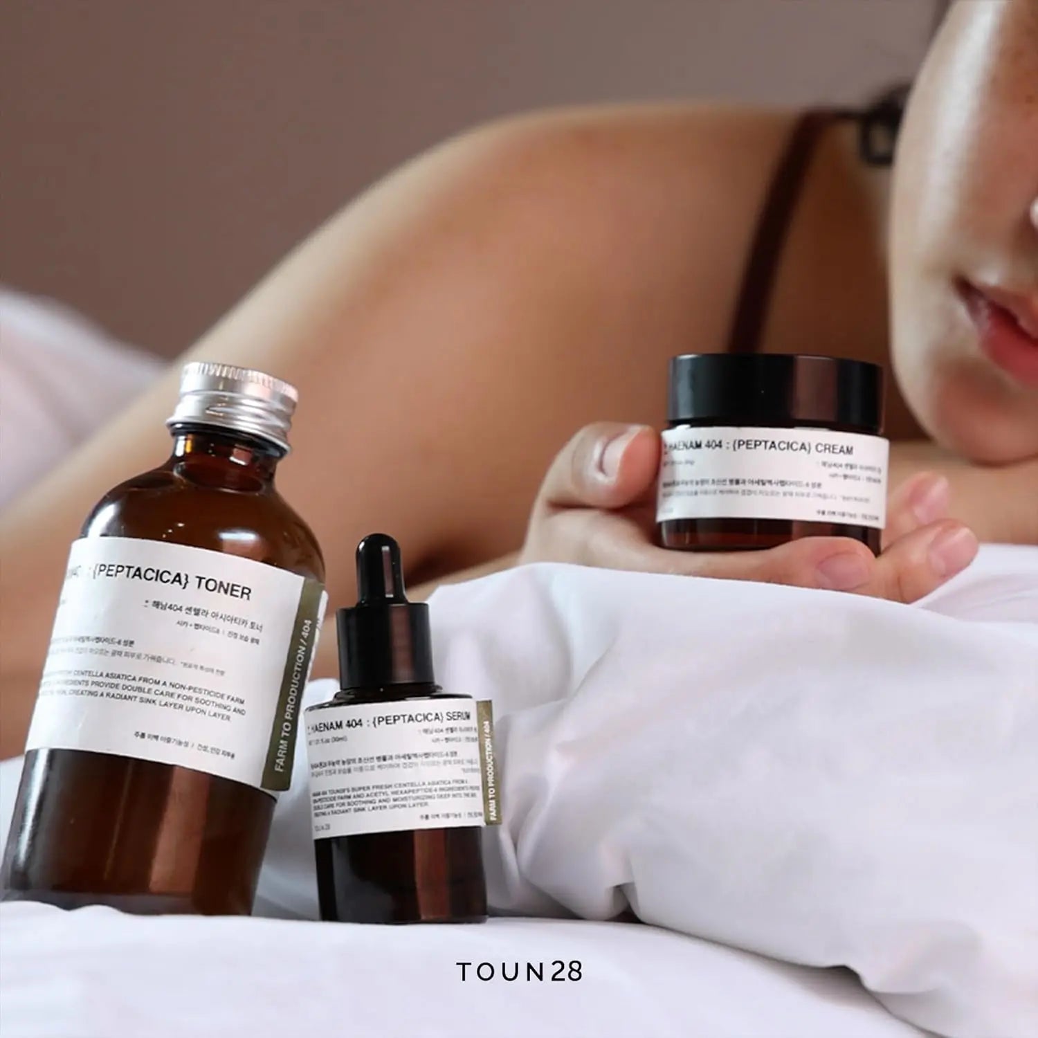 TOUN28 Korean PEPTACICA Overnight Face Cream Moisturizer | 43% Cica, Anti-Aging &amp; Skin Repair | Premium Korean Vegan Beauty