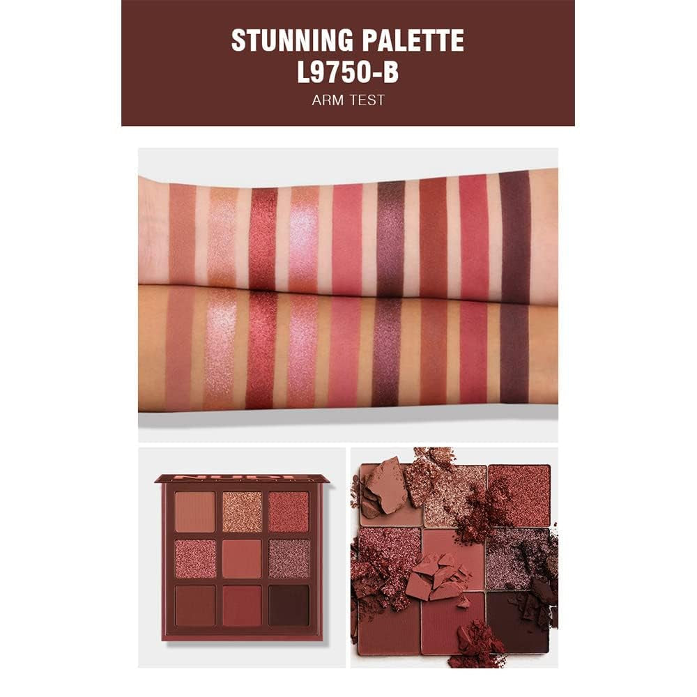 Colorful Eyeshadow Palette High Pigmented Makeup Palette Matte and Shimmer Glitter Eyeshadow Waterproof Long Lasting Eye Shadow Palette 06