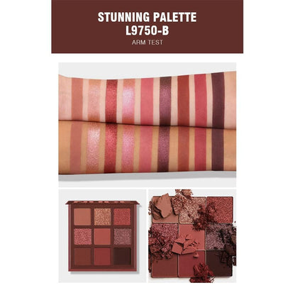 Colorful Eyeshadow Palette High Pigmented Makeup Palette Matte and Shimmer Glitter Eyeshadow Waterproof Long Lasting Eye Shadow Palette 06