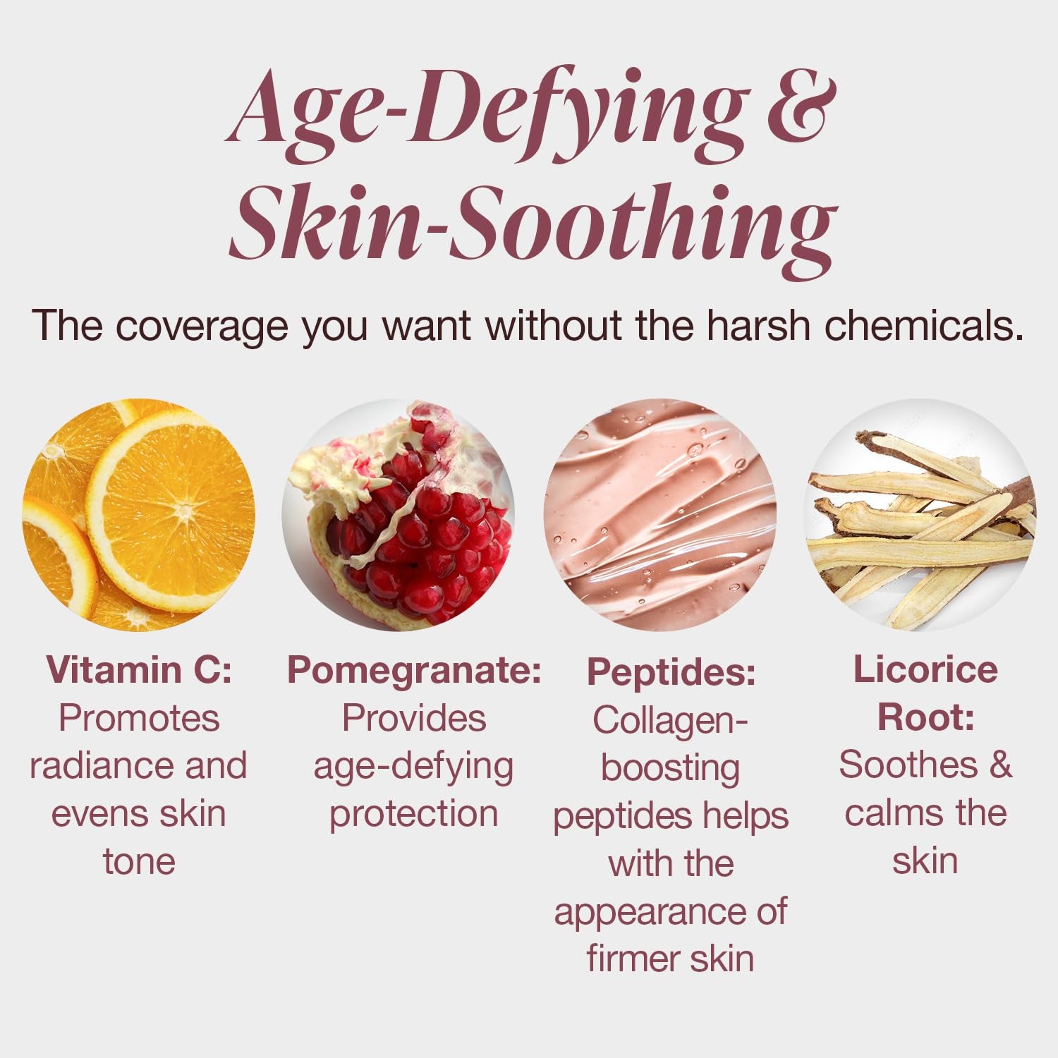 Full Coverage Foundation, Liquid Foundation - Neutral 3- Medium Complexion W/Neutral Undertones, Lightweight Matte Finish, up to 12 Hr Hydration, Hypoallergenic &amp; Vegan, 1 Fl. Oz