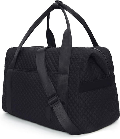 BAGSMART Large Gym Bag with Yoga Mat Buckle, Weekender Overnight Bag for Women, Travel Duffle Bag for Travel Essentials, Carry on Tote Bag Hospital Bag for Labor and Delivery