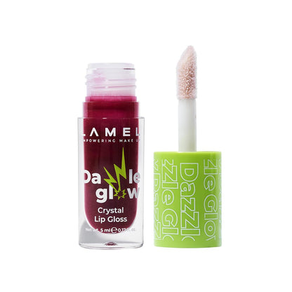Lamel Dazzle Glow Crystal Clear Lip Gloss - Hydrating Lip Gloss - Non Sticky - Colored - Moisturizing - №404 You Can