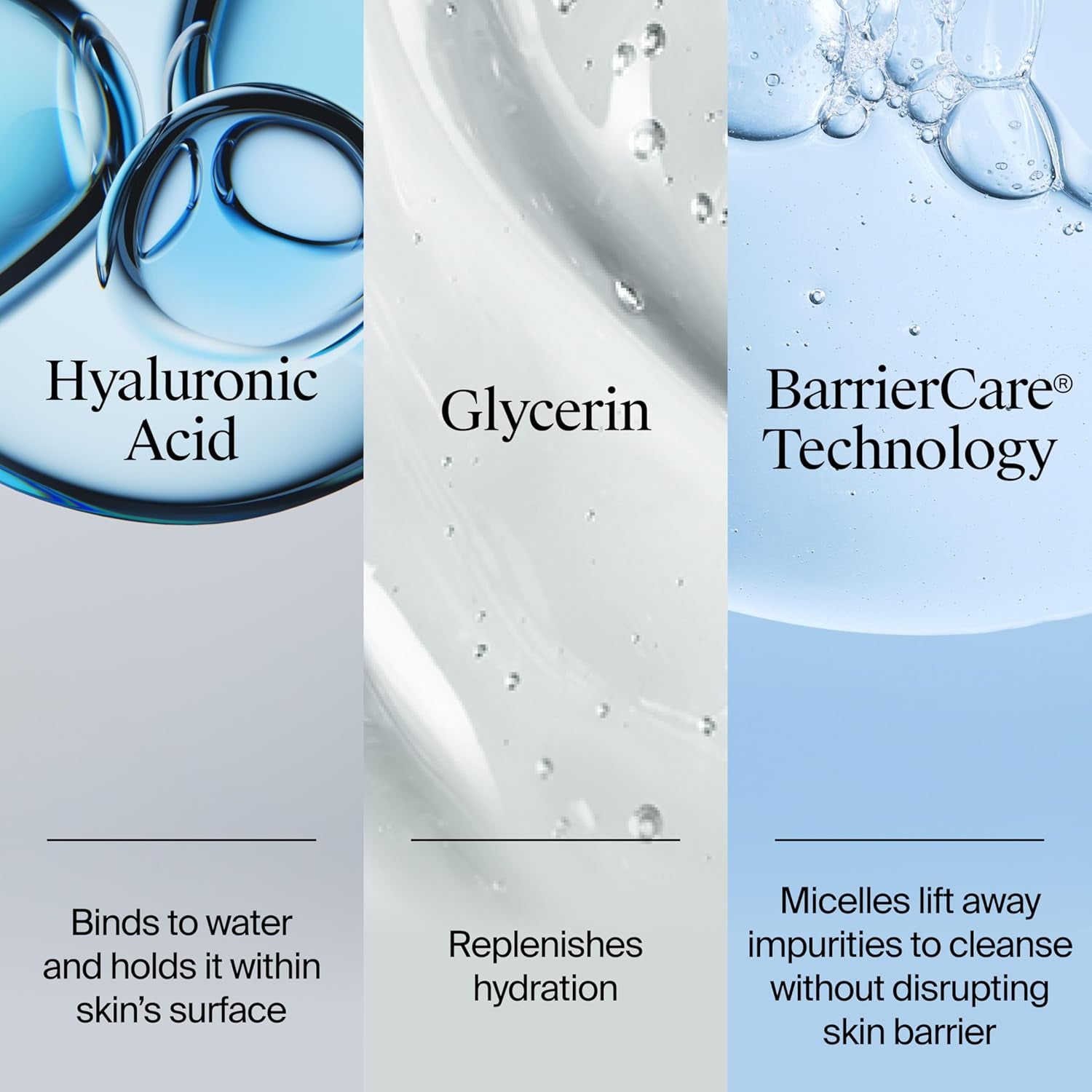 Hydro Boost Hydrating Face Wash &amp; Makeup Remover, Gentle Facial Cleanser Gel with Hyaluronic Acid, Locks Moisture for Soft Supple Skin, Hypoallergenic, Oil-Free, Soap-Free, 7.8 Fl Oz