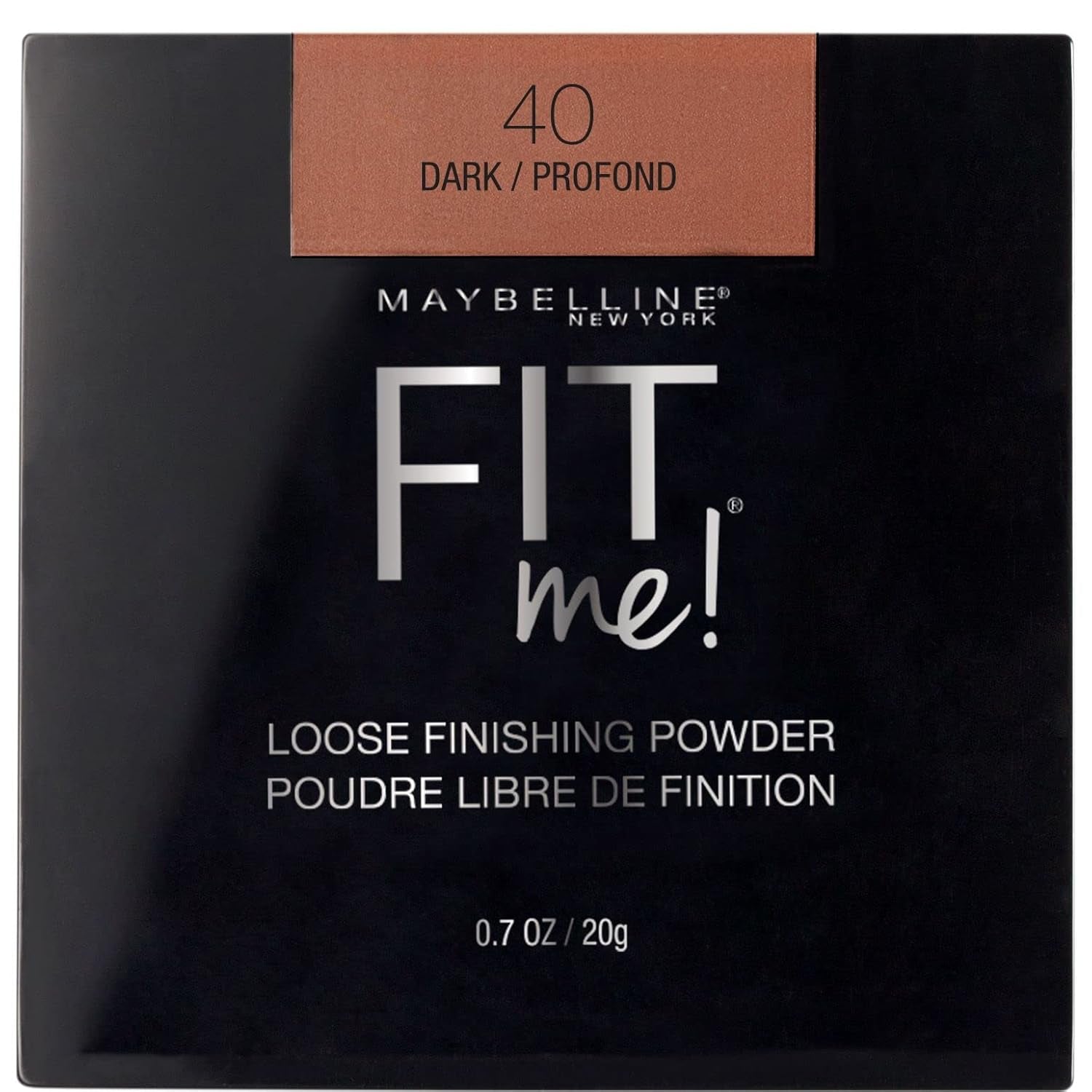 Maybelline Fit Me Loose Setting Powder, Face Powder and Finishing Makeup, Medium, 1 Count