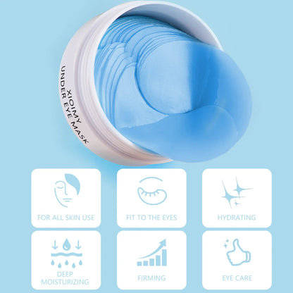 Collagen &amp; Retinol under Eye Mask Gel, 60 Pcs Moisture Hydrate Moisturizing Deep-Hydrating Eye Masks, Collagen Eye Patches, Eye Care Product for Women and Men, Moisturizer 