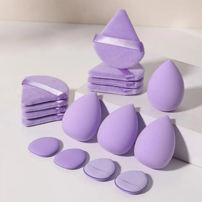 Makeup Sponge &amp; Powder Puff Set, Soft Beauty Blender, Beauty Egg for Facial Makeup Blending &amp; Detailing
