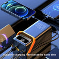 60000Mah 30000Mah Portable Power Bank LED Charger 120W Fast Charging Power Station Emergency Power Bank for Home Camping Phone