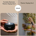 Comparison of a Portable Electronic Tibetan Singing Bowl and a traditional Tibetan Singing Bowl for meditation.