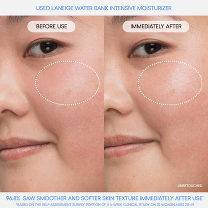 Water Bank Blue Hyaluronic Intensive Moisturizer: Hydrating Face Cream for Extra Dry Skin with Squalane &amp; Peptide for Skin Barrier Support, Dermatologist-Tested