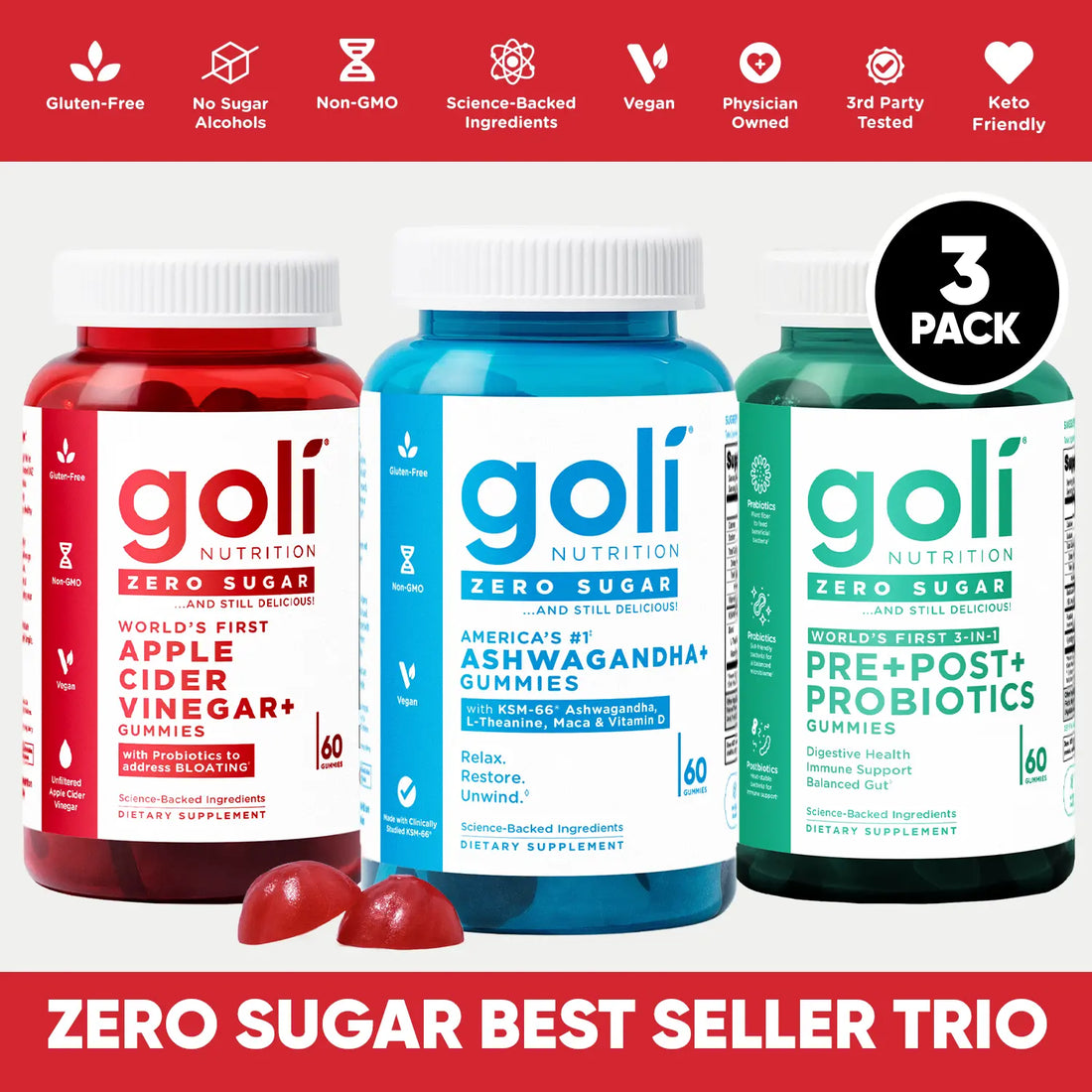 Zero Sugar Best Seller Trio - World&