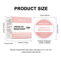 Under Eye Brightener, 2 Counts Moisturizing Eye Cream, Eye Care Product for Women & Men, Daily Skincare Product for Daily Use