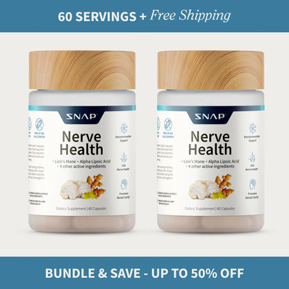 Nerve Health - All Natural Supplement for Nerve Support &amp; Mental Clarity