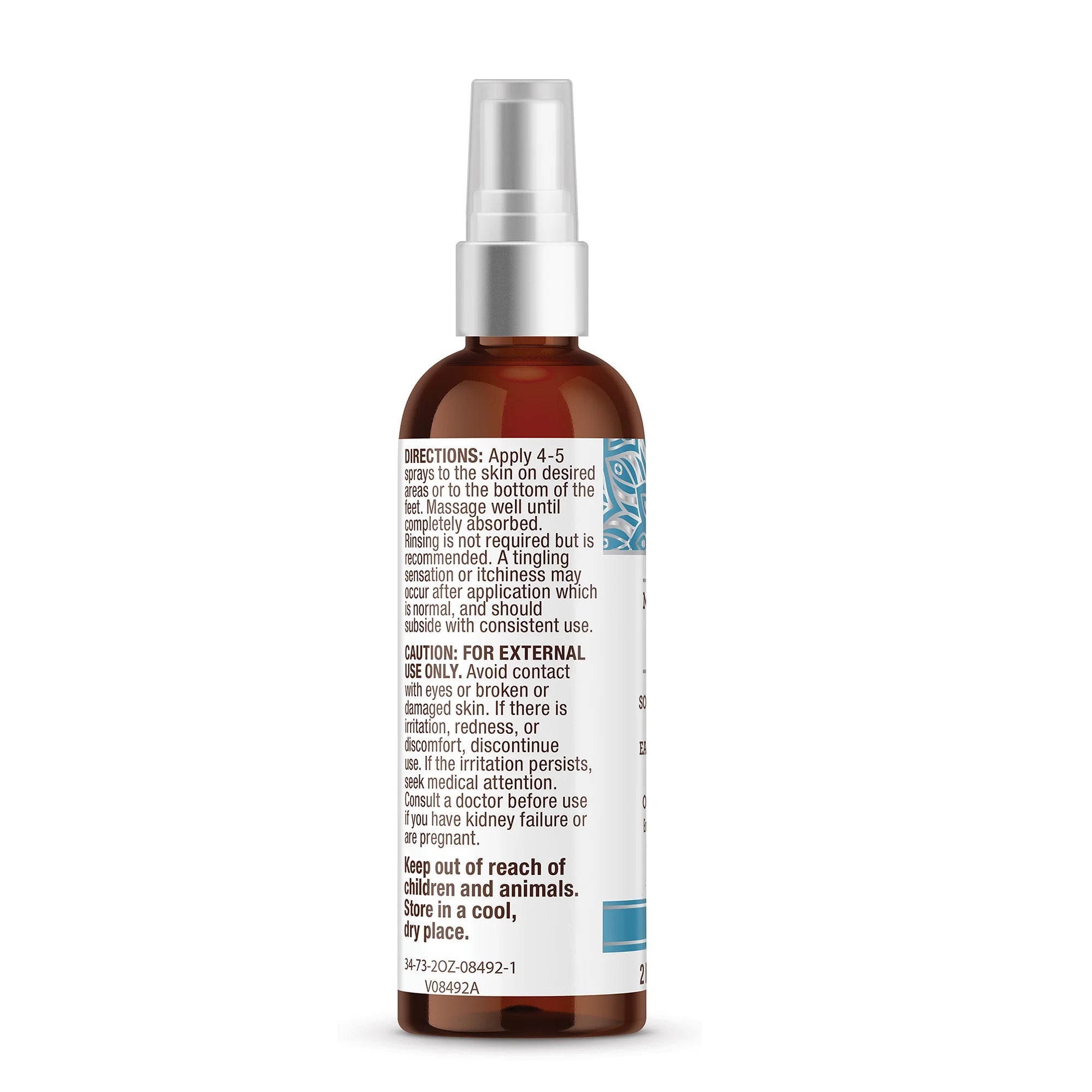 Magnesium Oil Spray for Muscle Relief &amp; Soothing Aches - Quick Absorbing- 2Oz