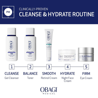 Obagi Nu-Derm Foaming Gel Cleanser for Face – Deep-Cleansing &amp; Hydrating Facial Cleanser with Aloe Vera – for Normal to Oily Skin Types