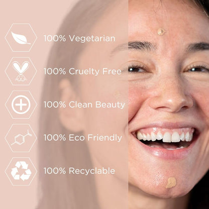 Trick and Treat CC² Cream SPF 46 | Active Moisturizing Color Correcting Cream with Honey &amp; Propolis | Best Cover for Rosacea, Skin Redness &amp; Mature Skin | Cruelty-Free | 1 Oz (Light Tone)