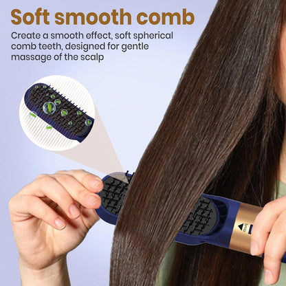 Hair Dryer Brush 5 in 1, Negative Ion Blow Dryer Brush Set -110,000 RPM High - Speed Hot Air Brush Air Styler Curling Wrap Air Curler, Curling Iron Hair Styling Tool for Straight Curl Drying Smoothing