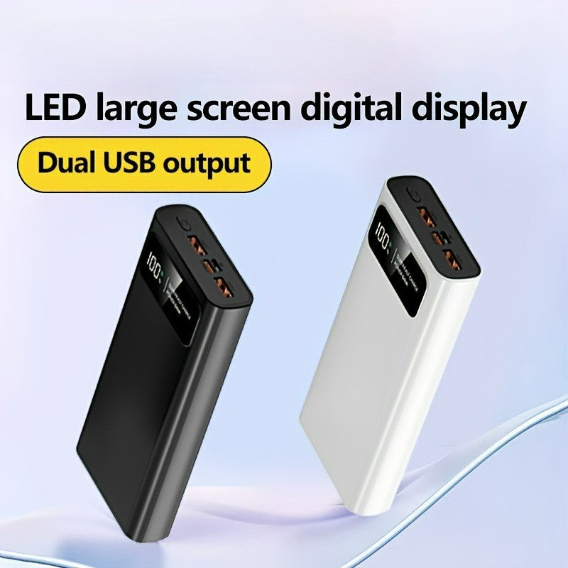Portable Power Bank 2USB External Battery Backup Charger 900000Mah Fast Charging
