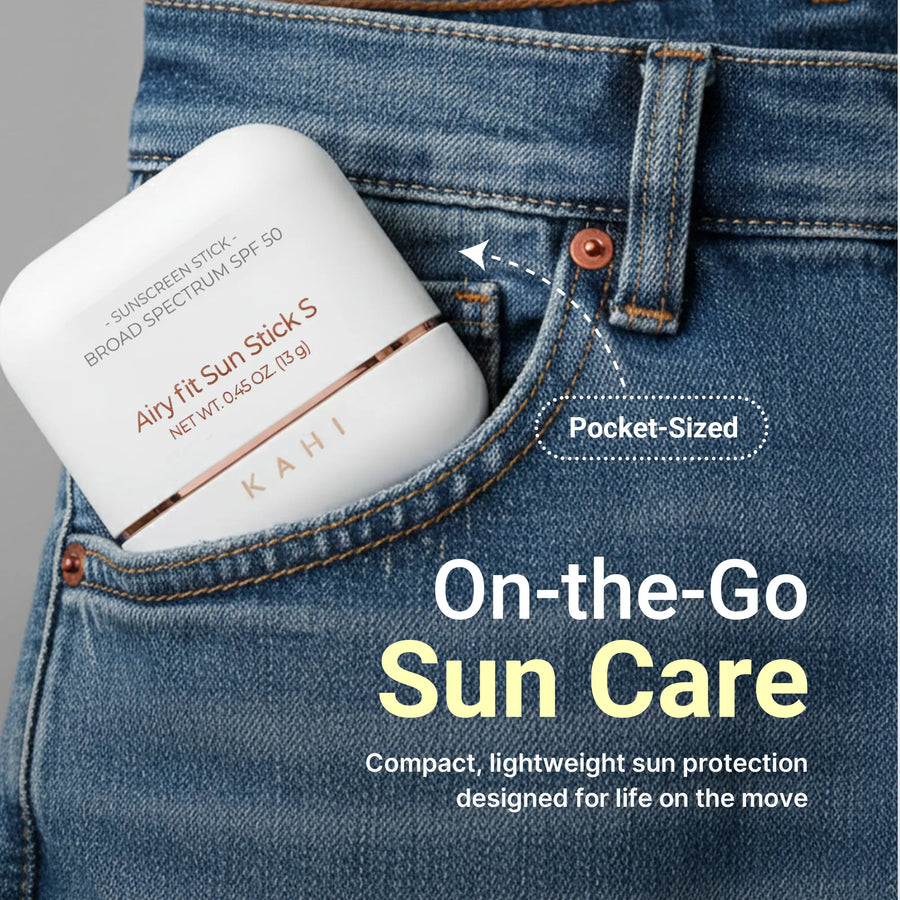 Sun Stick + Keyring (Duck) - Official Product Triple Functional Broad Spectrum Face Sunscreen Stick - Waterproof, Sweatproof & Sandproof - Ultra-Lightweight & Non-Greasy Sun Shield - Korean Skin Care 0.49 Oz