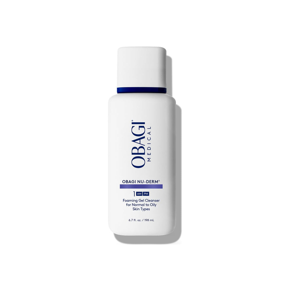 Obagi Nu-Derm Foaming Gel Cleanser for Face – Deep-Cleansing &amp; Hydrating Facial Cleanser with Aloe Vera – for Normal to Oily Skin Types