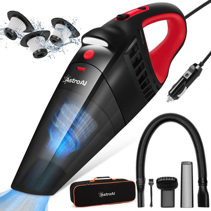 Car Vacuum, Portable Cyclone Handheld Vacuum, Dustbuster Quick Cleaner for Home, Car