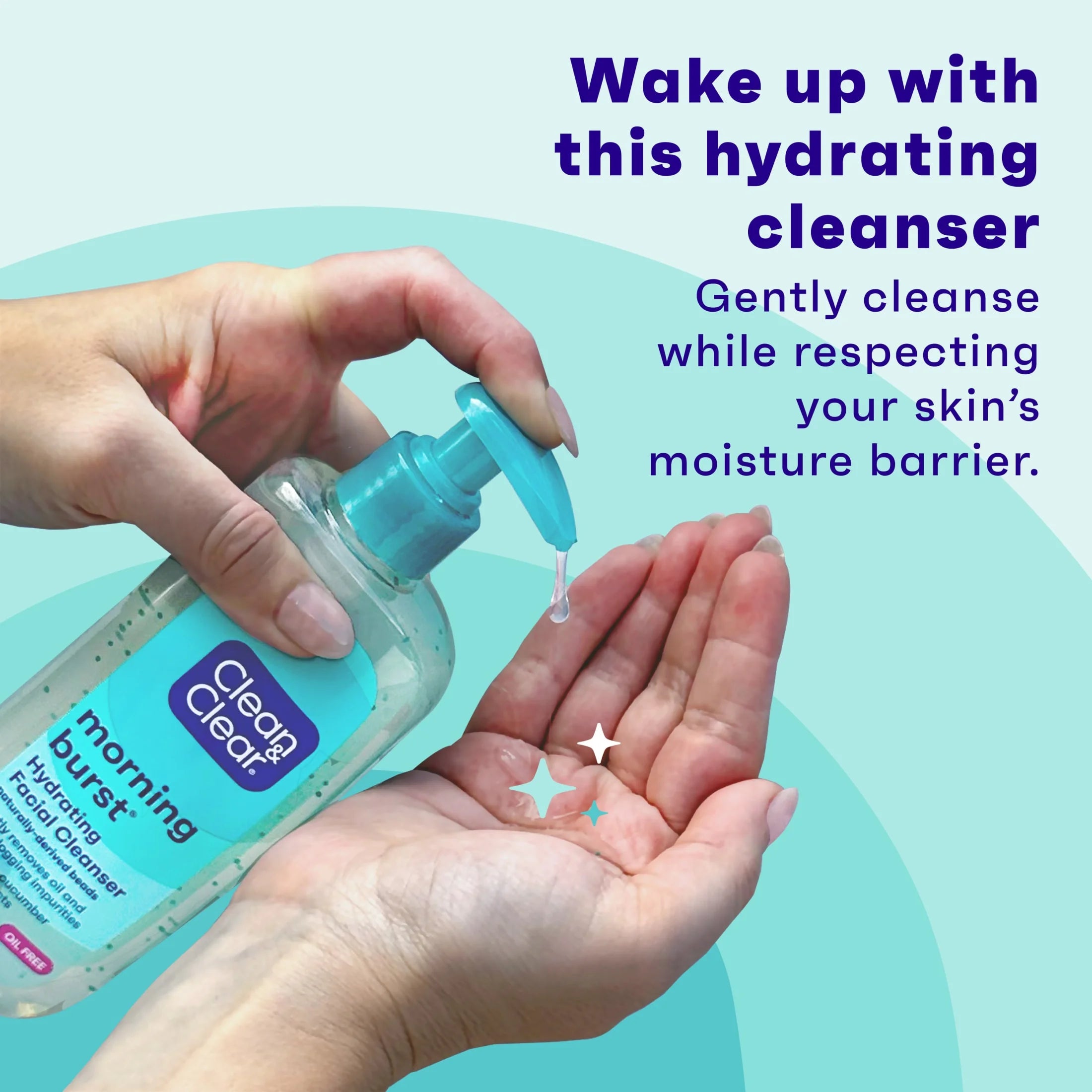 (3 Pack)  Morning Burst Hydrating Face Wash with BHA, 8 Fl. Oz