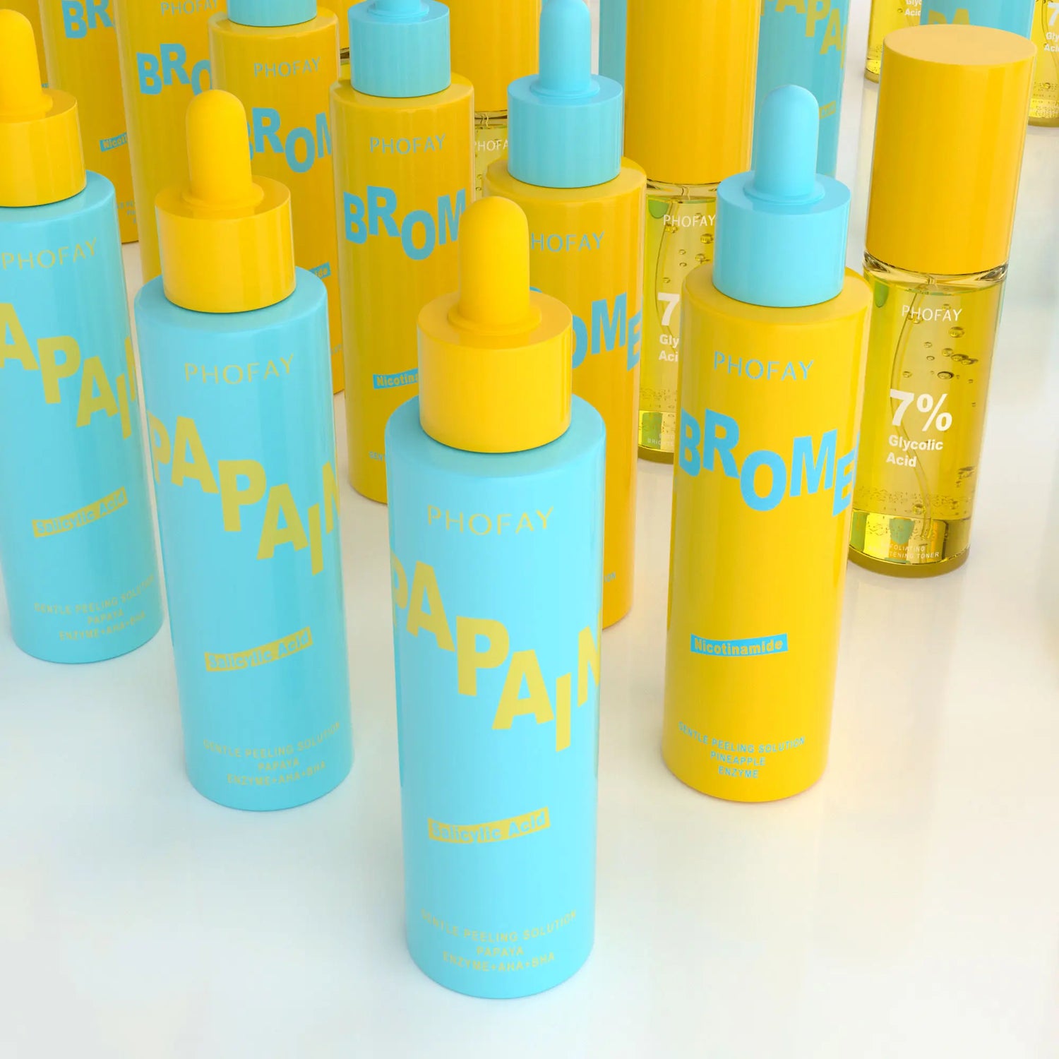 Glow Rice Ampoule Duo - Serums for Brightening,, Facial Polish for Enlarged Pores, Wrinkles &amp; Fine Lines, Suitable for Blackhead-Prone Skin, Fragrance-Free