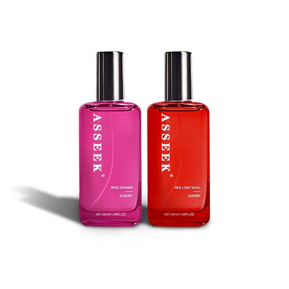 ASSEEK 2Pcs Long-Lasting Body Perfume for Women | Perfect for Dating, Daily Life, Parties and Gift Giving | 2 Different Fragrances with Orchid, Jasmine，Fruity Notes &amp; Brown Sugar Scents - 1.69 Oz/ Bottle