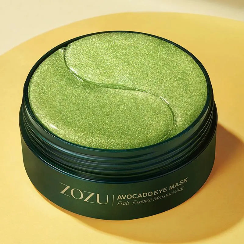 Eye Skincare Mask, 60Pcs Improving &amp; Firming Eye Skin, Moisturizes the Skin around the Eyes, Fades Fine Lines, Tightens and Lifts the Avocado Eye Mask