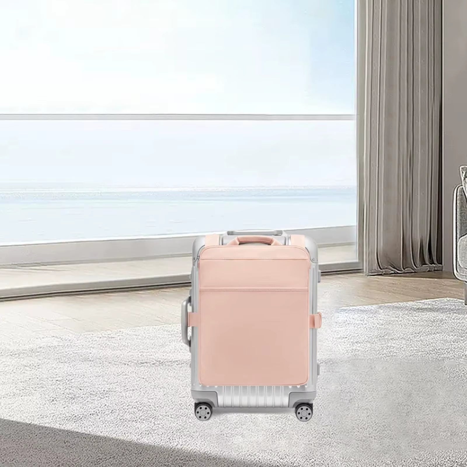 Carry on Bag over Luggage Organizer Modern with Handle for Vacation Business Outdoor Versatile Multifunctional Packing Cube