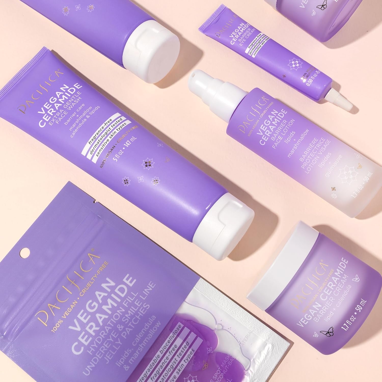 Face Wash for Sensitive Skin Facial Cleanser Vegan Ceramide Barrier Repair Extra Gentle for Daily Fragrance Free for Sensitive Skin, Clean Beauty, Vegan &amp; Cruelty-Free Dermatologist Tested