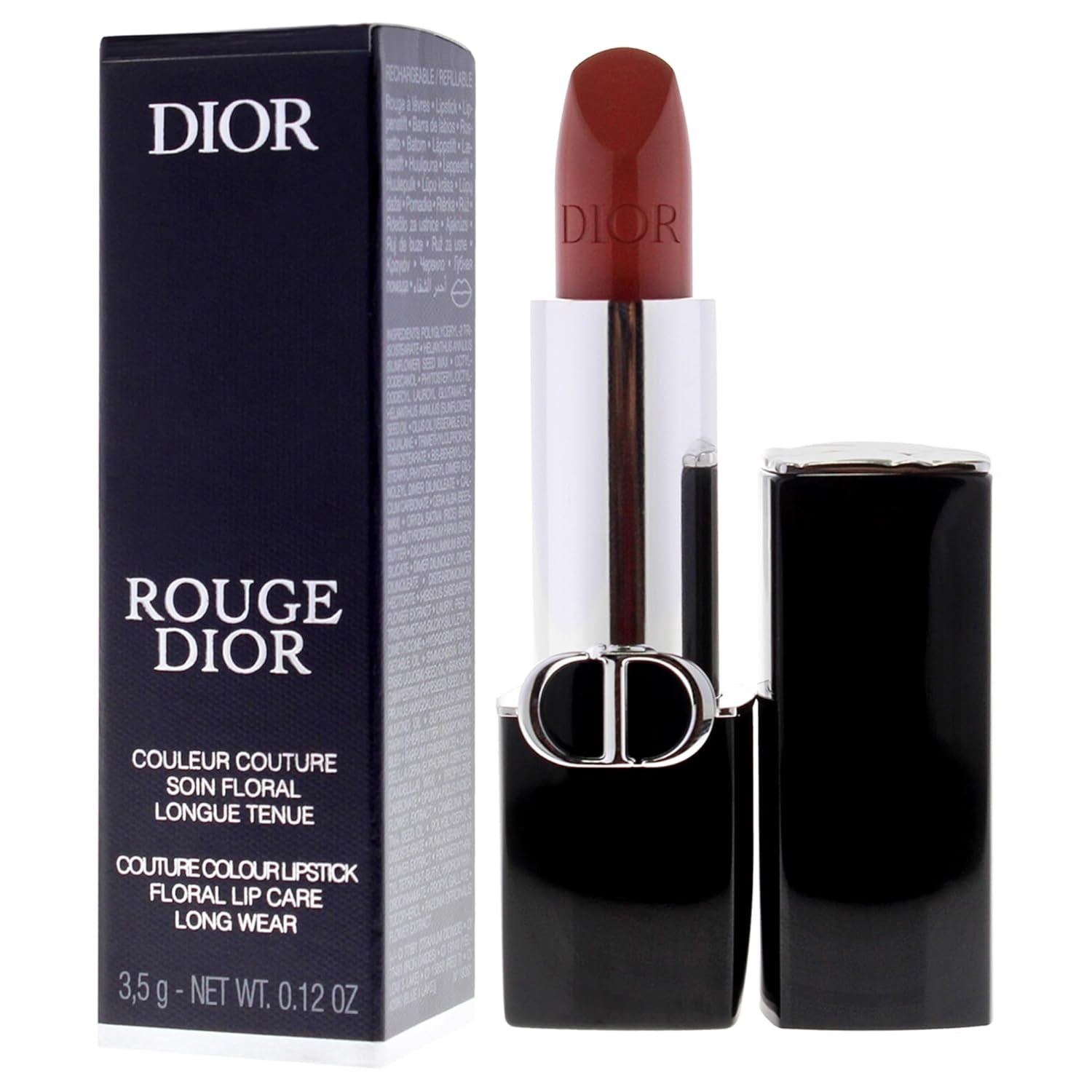 Rouge  Couture Satin Lipstick - 434 Promenade by Christian  for Women - 0.12 Oz Lipstick (Refillable)